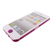 【ホームボタン＆サイドシール】Hello Kitty デコラップ for iPhone 5(ピンク)
