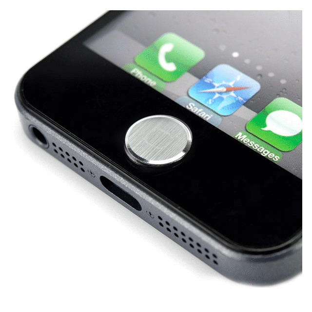 超軽量 極薄のアルミ製ホームボタンカバー ホームボタンアルミプレート For Iphone Ipad Bタイプ ブラック シルバー イエロー パープル グリーン スペックコンピュータ Iphoneケースは Unicase