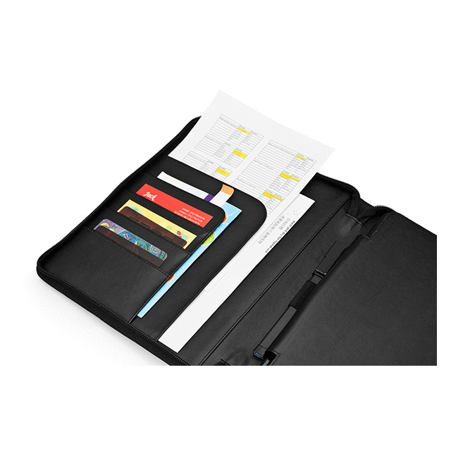 【iPad(第3世代/第4世代) iPad2 ケース】Folder Case Zip Lapa, Blackgoods_nameサブ画像