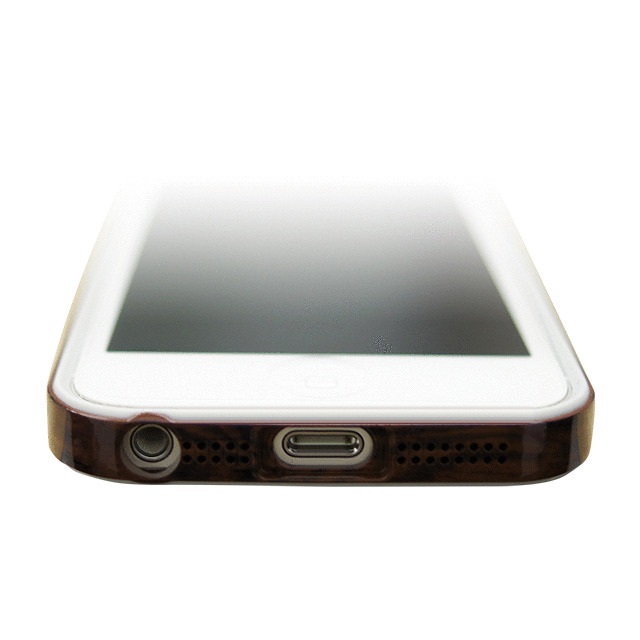 【限定】【iPhone5 ケース】フラットバンパーセット for iPhone5(木目調＆ホワイト)サブ画像