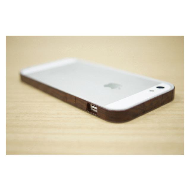 【限定】【iPhone5 ケース】フラットバンパーセット for iPhone5(木目調＆ホワイト)goods_nameサブ画像
