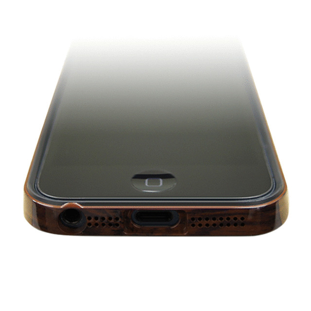 【限定】【iPhone5 ケース】フラットバンパーセット for iPhone5(木目調＆ブラック)goods_nameサブ画像