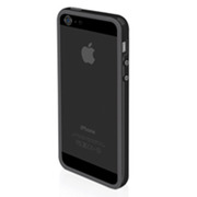 【iPhone5 ケース】耐衝撃性ポリカーボネートフレーム ブラック