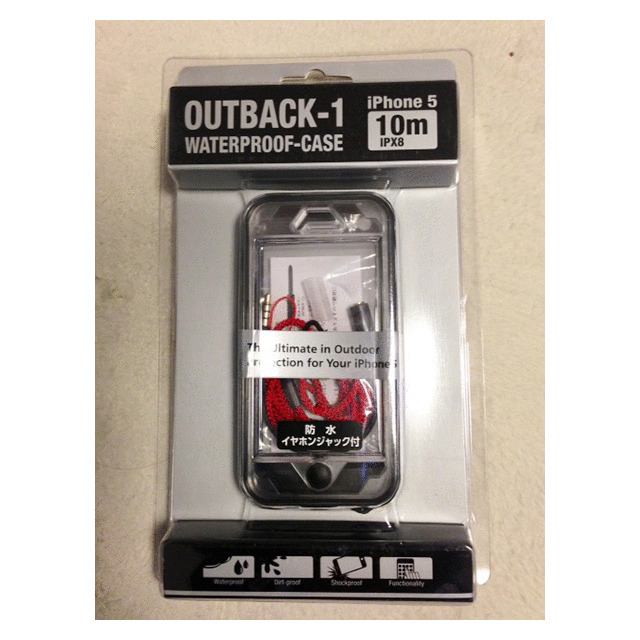 【iPhone5 ケース】OUTBACK-1 Waterproof case for iPhone5(Black)サブ画像
