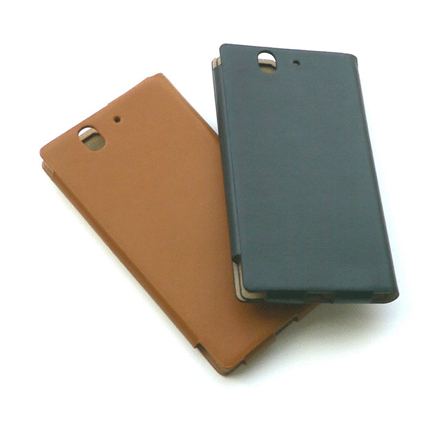 【XPERIA Z ケース】Leather Case LC423ZB ゼットビーサブ画像