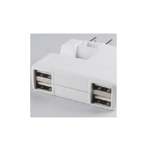 AC充電器 USBタイプ(4口) ホワイトサブ画像