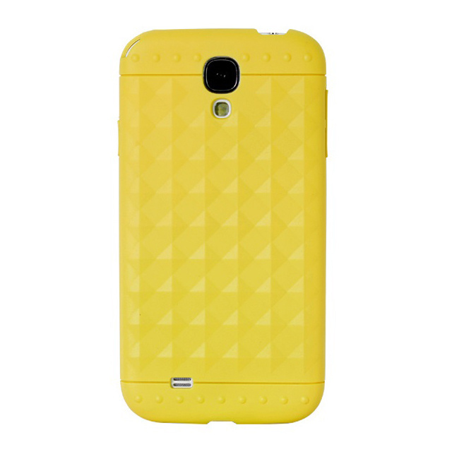 【GALAXY S4 ケース】PopTud Stud Design Case - Ivory Yellow