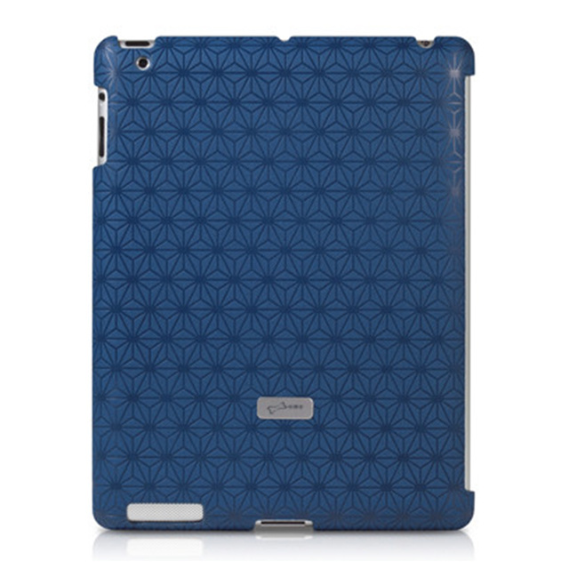 【iPad(第3世代/第4世代) ケース】New iPad Embossed Blue