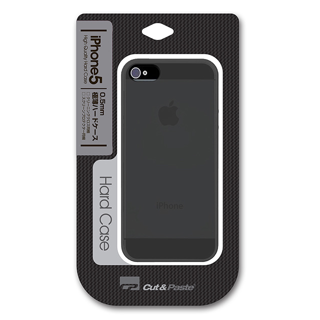 iPhone5s/5 ケース】iPhone5s/5 ハードケース ブラック Cut&Paste