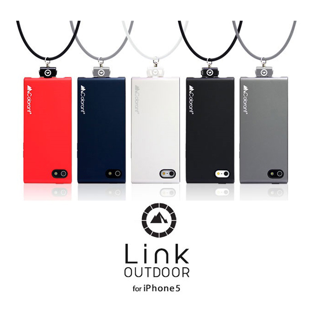 【iPhone5 ケース】Link Outdoor NeckStrap Case for iPhone 5 - Redサブ画像