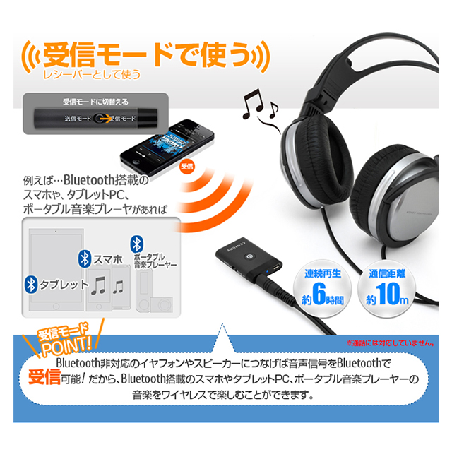 Bluetoothオーディオトランスミッター レシーバーサブ画像