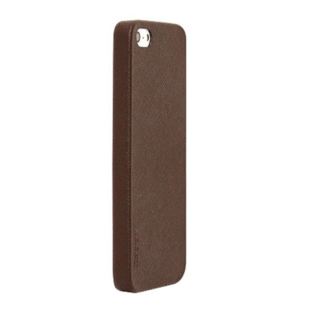 【iPhoneSE(第1世代)/5s/5 ケース】Thin Leather Shell (Dark Brown)goods_nameサブ画像