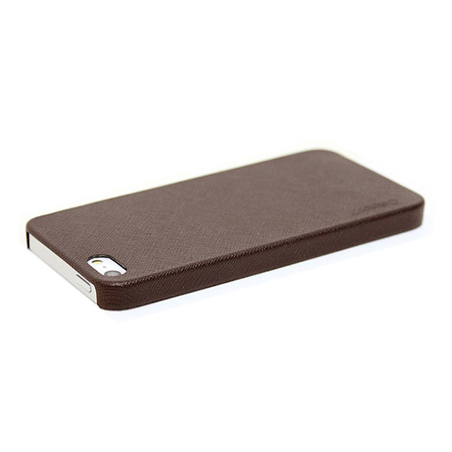 【iPhoneSE(第1世代)/5s/5 ケース】Thin Leather Shell (Dark Brown)goods_nameサブ画像