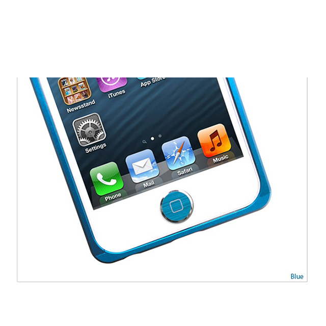 Alloy X Home Button Set for iPhone/iPad - Colors - Blue×Titanium×Redサブ画像