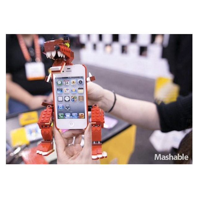 【iPhone5s/5 ケース】LEGO brick compatible case レッドサブ画像