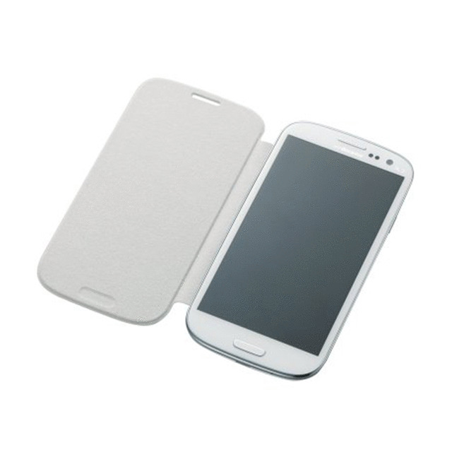 【GALAXY S3 ケース】Samsung純正アクセサリ フリップカバー ホワイトサブ画像