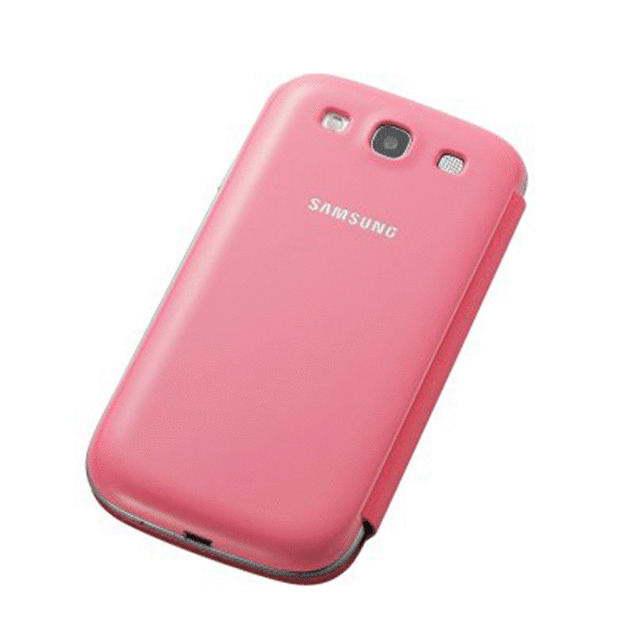 【GALAXY S3 ケース】Samsung純正アクセサリ フリップカバー ピンクサブ画像