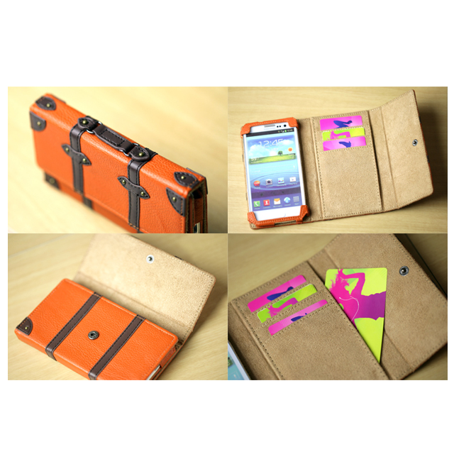 【GALAXY S3 ケース】Trolley Case Full Cover オレンジサブ画像