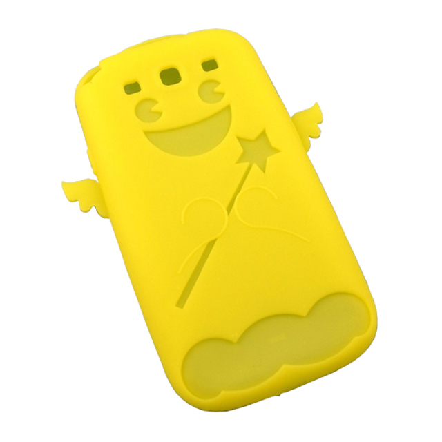 【GALAXY S3 ケース】Angel Silicone Case, Yellowサブ画像