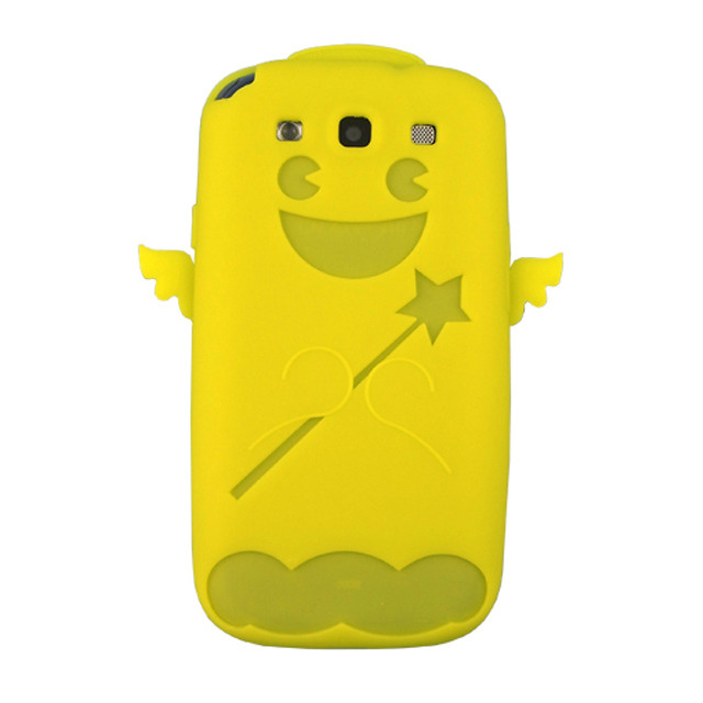 【GALAXY S3 ケース】Angel Silicone Case, Yellow