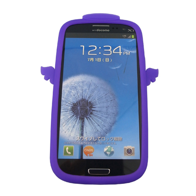 【GALAXY S3 ケース】Angel Silicone Case, Purpleサブ画像