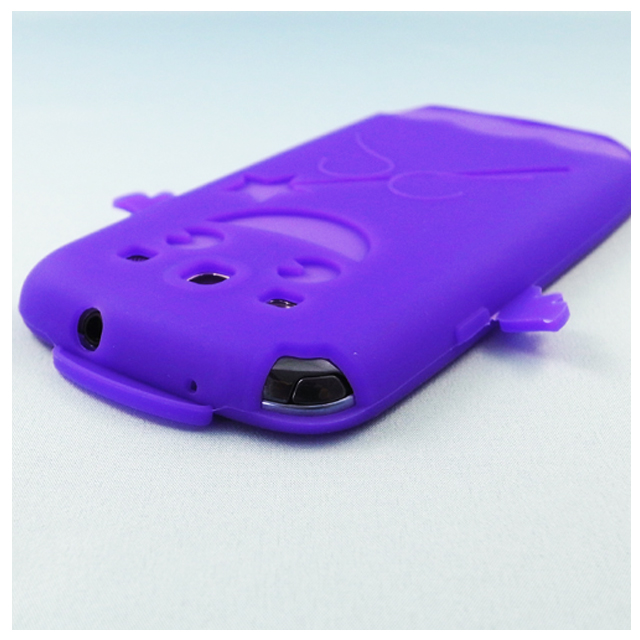 【GALAXY S3 ケース】Angel Silicone Case, Purpleサブ画像