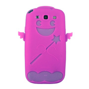 【GALAXY S3 ケース】Angel Silicone Case, Hot Pink