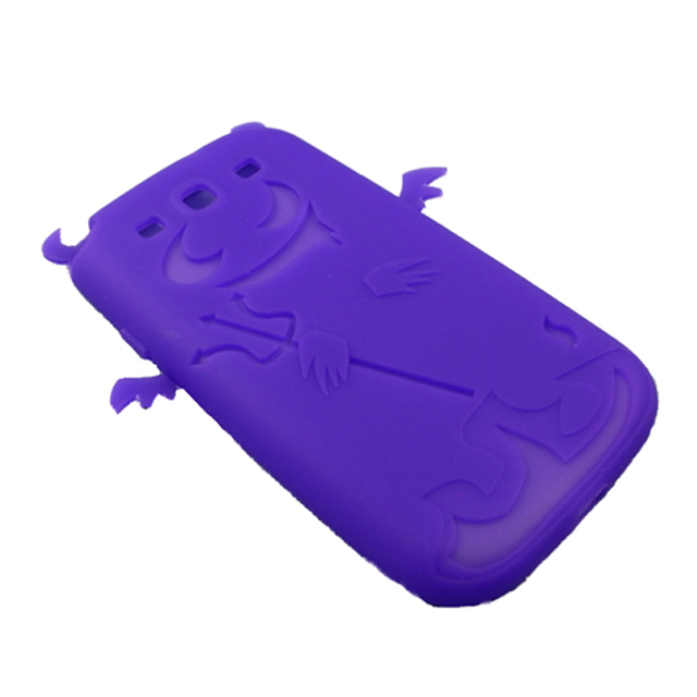 【GALAXY S3 ケース】Satan Silicone Case, Purpleサブ画像