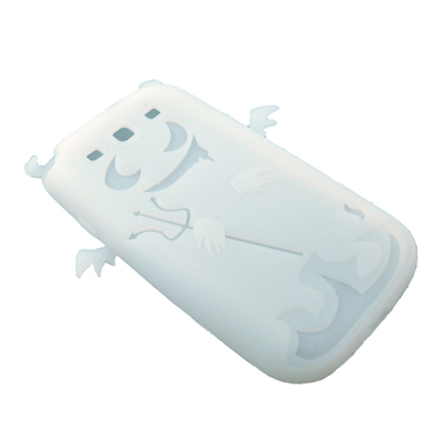 【GALAXY S3 ケース】Satan Silicone Case, Whiteサブ画像