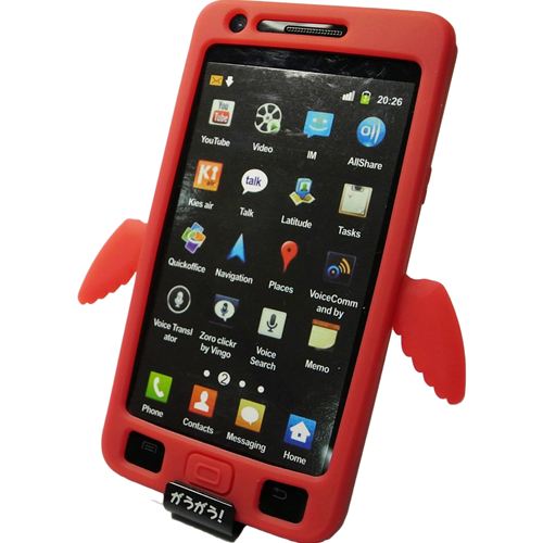 【GALAXY S2 ケース】Angel Silicon Case, Redサブ画像