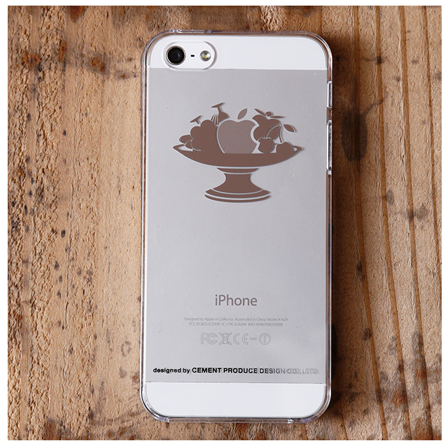 【iPhoneSE(第1世代)/5s/5 ケース】iTattoo Fruits Sofa WHITEサブ画像