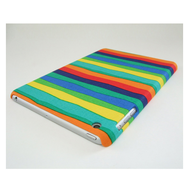 【iPad mini(第1世代) ケース】オリジナルケース! 虹色ボーダー iPadmi-342-MARサブ画像