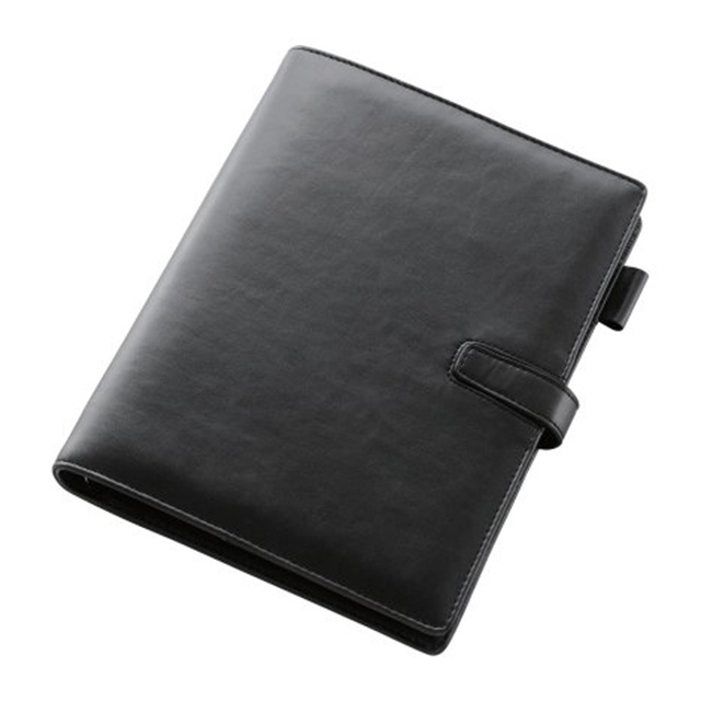 【iPad mini(第1世代) ケース】クロスパッド システム手帳タイプケース ブラック 