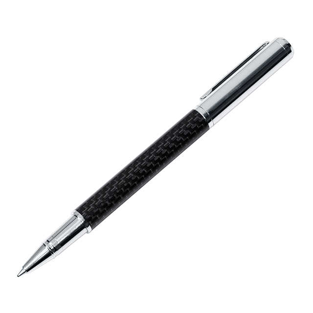 Carbon Touch Pen with Ballpoint Pen (ブラックカーボン＆シルバー)goods_nameサブ画像
