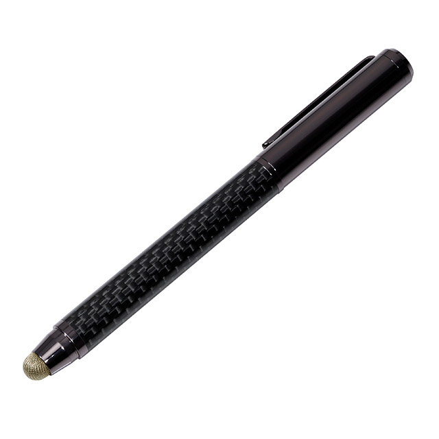 Carbon Touch Pen with Ballpoint Pen (ブラックカーボン＆ブラック)