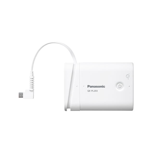 無接点対応USBモバイル電源 QE-PL203-W ホワイト パナソニック | iPhoneケースは UNiCASE