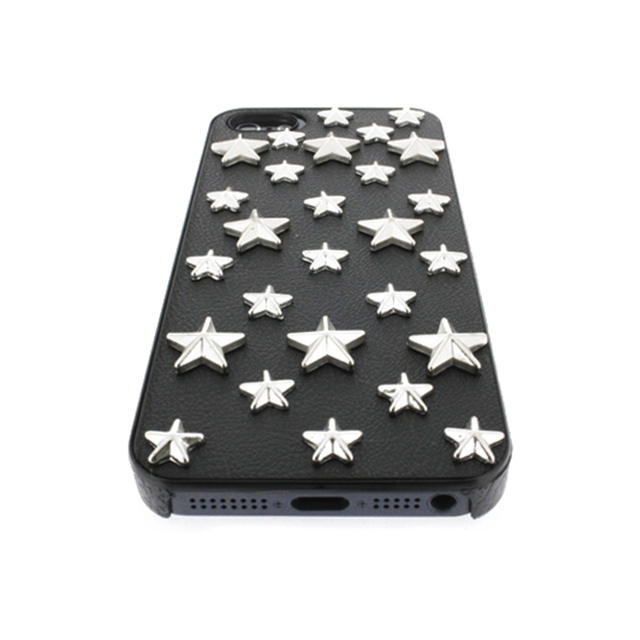 【iPhone5s/5 ケース】スタッズレザーケース Assert Star BLACKサブ画像