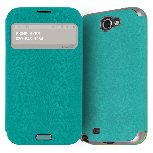 【GALAXY S4】Trenther View Flip for Galaxy S4 Made in Korea (Emerald Green)