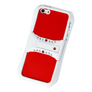 【iPhone5 ケース】超軽量ツインカバーSB レッドセット