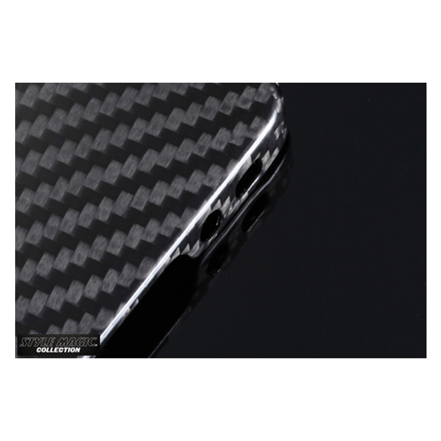 【iPhone5s/5 ケース】綾織ブラックカーボン製超軽量ハードケースサブ画像