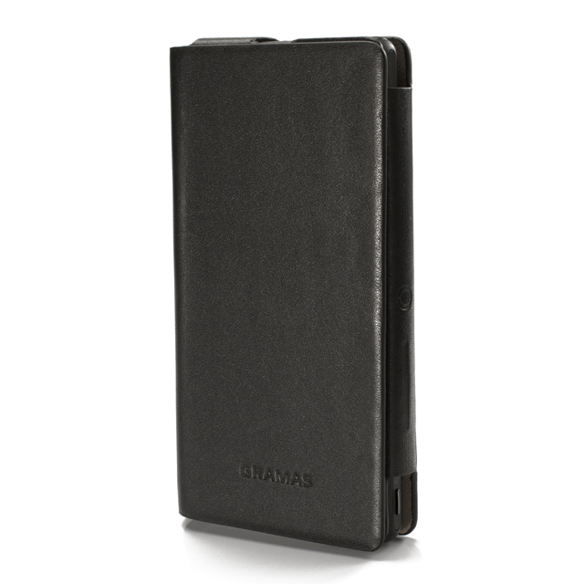 【XPERIA A ケース 】Leather Case LC443AB ブラックサブ画像