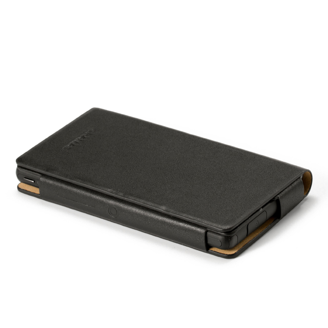 【XPERIA A ケース 】Leather Case LC443AB ブラックサブ画像