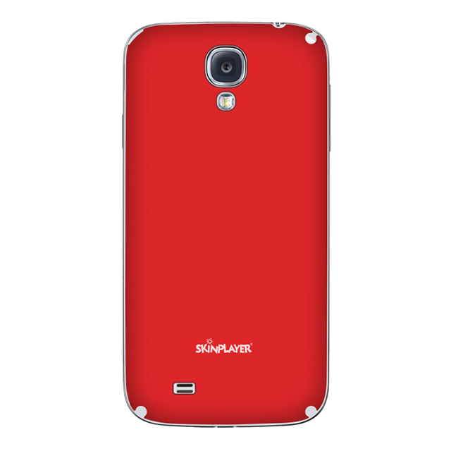 【GALAXY S4 スキンシール】Aluminize for Galaxy S4 Made in Korea (Red)サブ画像