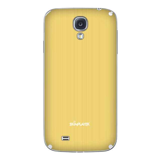 【GALAXY S4 スキンシール】Aluminize for Galaxy S4 Made in Korea (Gold)サブ画像