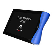 iPad / Kindle / Nexus / GALAXY タブレット用タッチペン内蔵のスタンド Universal Dock Minimal ブルー