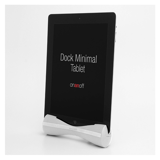 iPad / Kindle / Nexus / GALAXY タブレット用タッチペン内蔵のスタンド Universal Dock Minimal ホワイトサブ画像