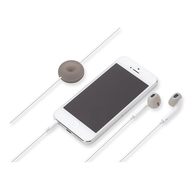 Apple EarPods専用 シリコン製イヤホンカバー (ブラック)