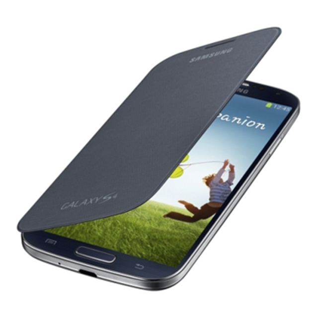 GALAXY S4 ケース】Samsung純正アクセサリ フリップケース (ブラック) ELECOM | iPhoneケースは UNiCASE