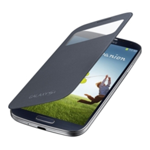 【GALAXY S4 ケース】Samsung純正アクセサリ S ViewCover (ブラック)サブ画像