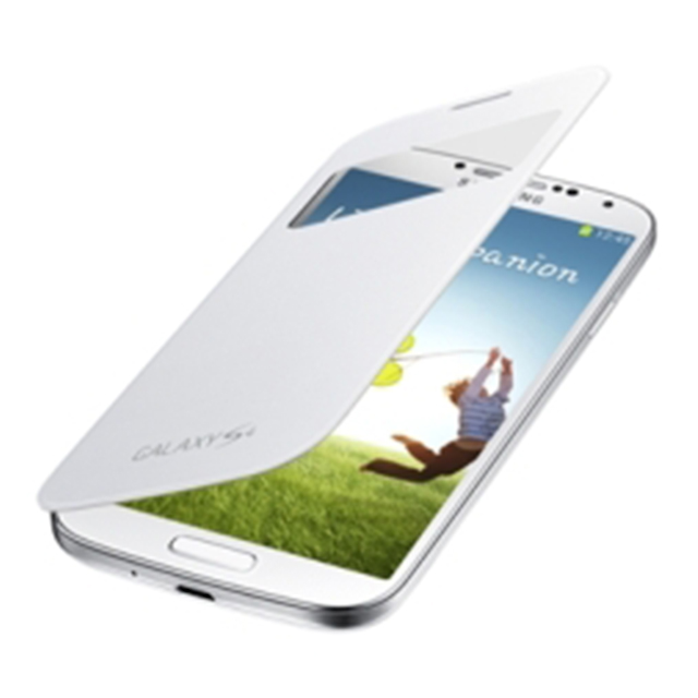 【GALAXY S4 ケース】Samsung純正アクセサリ S ViewCover (ホワイト)サブ画像